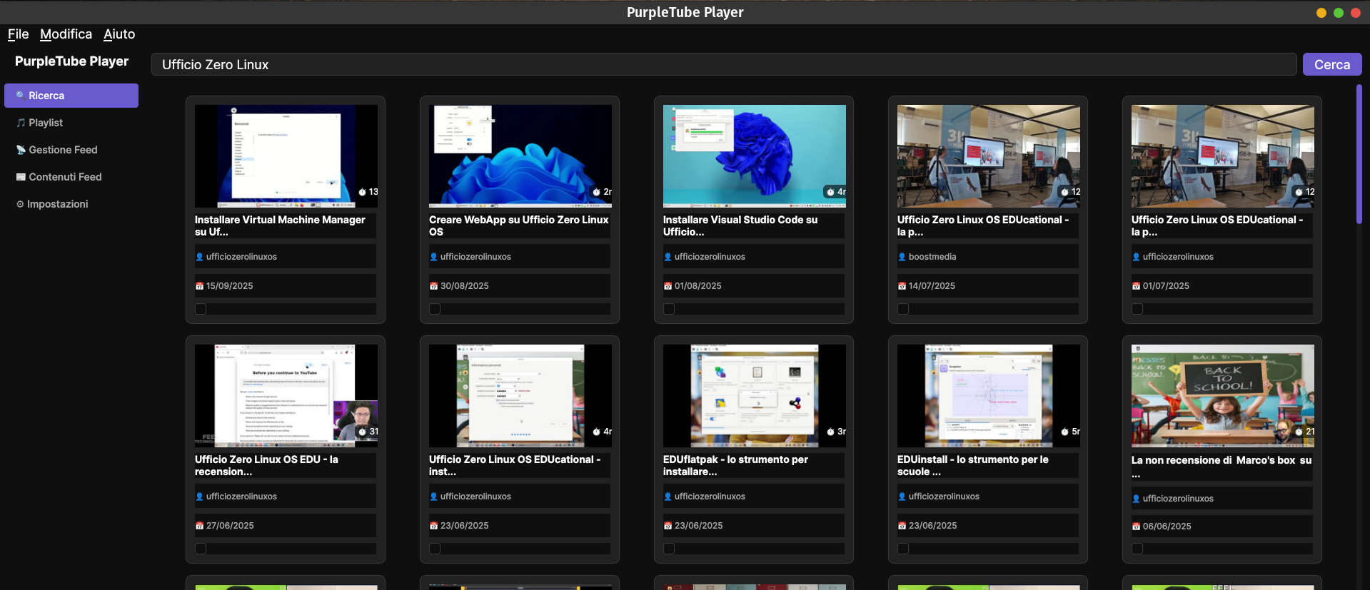 PurpleTube: un lanciatore di PeerTube decentralizzato, semplice, libero